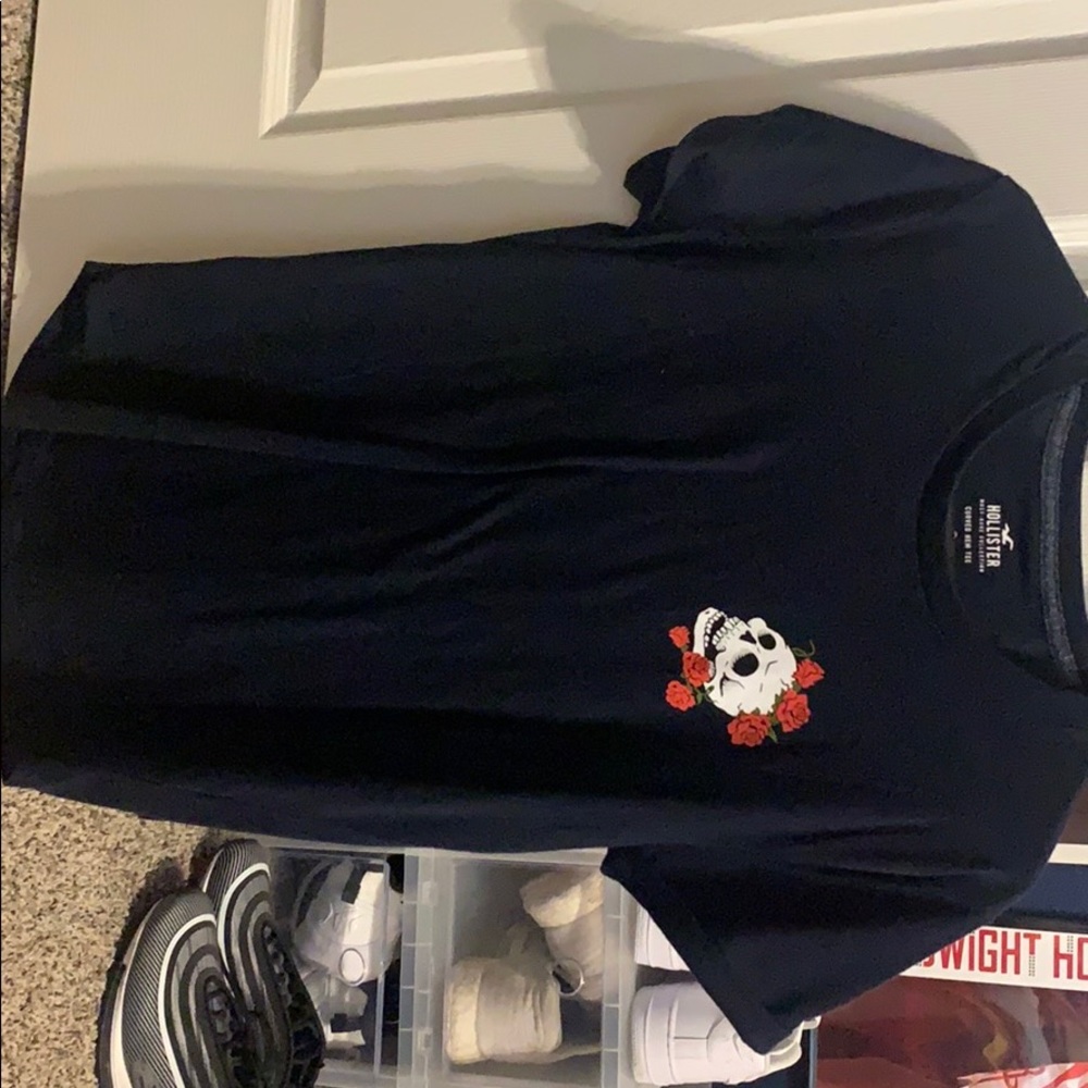 Navy Blue Hollister Shirt